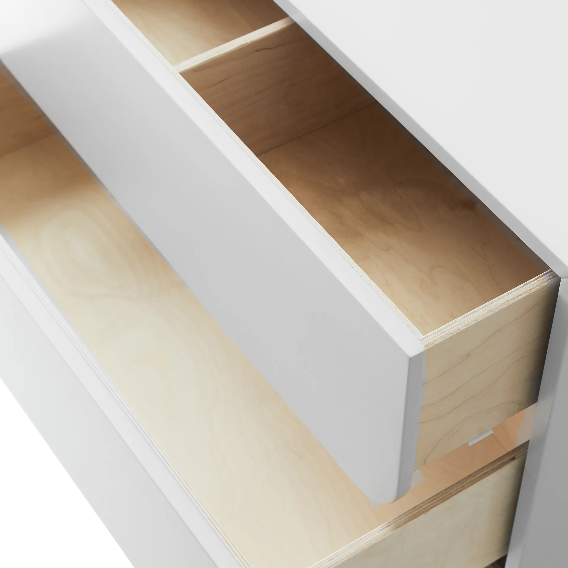 Vidja wysokie biurko, biały lakier, 5 szuflady 1898