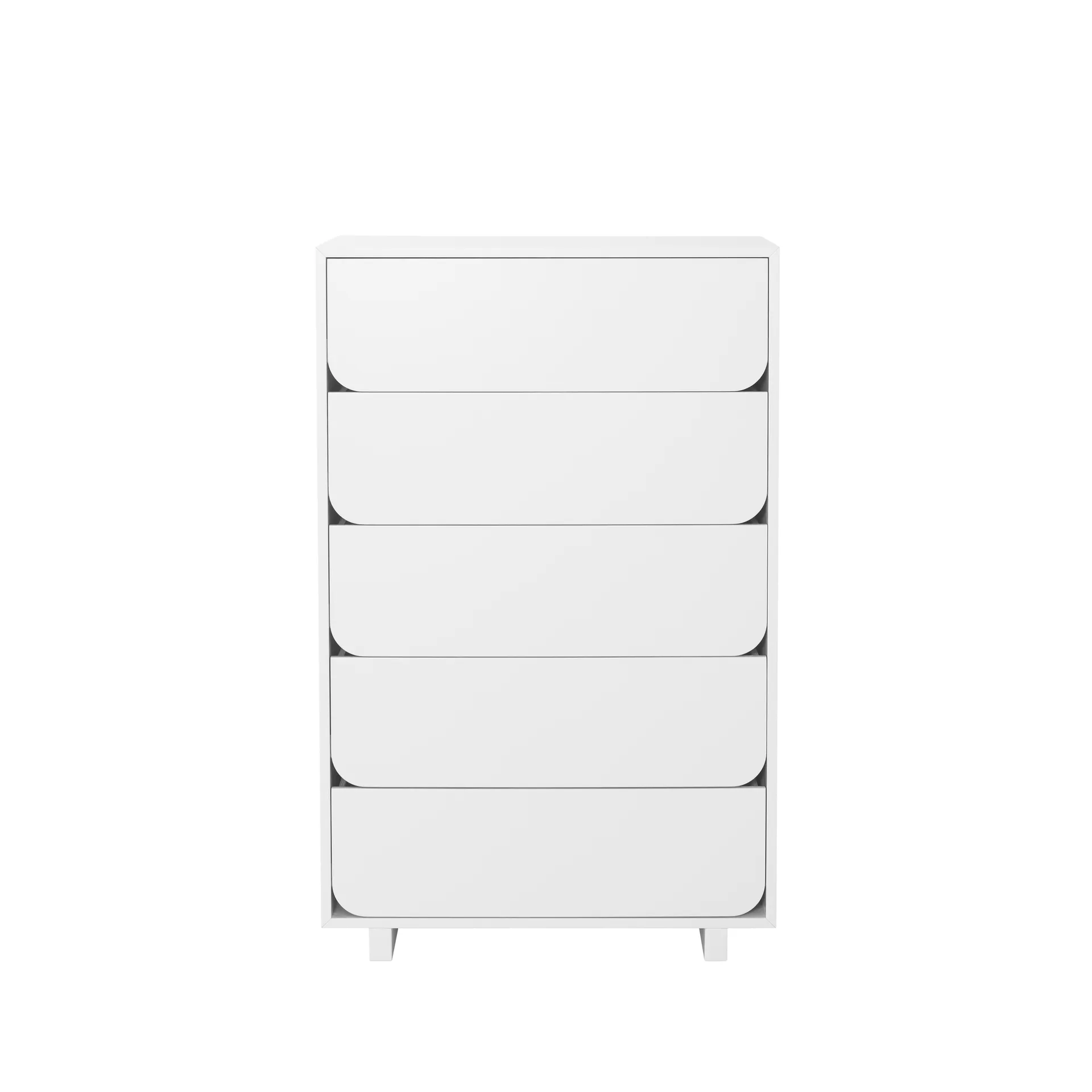 Vidja wysokie biurko, biały lakier, 5 szuflady 1898