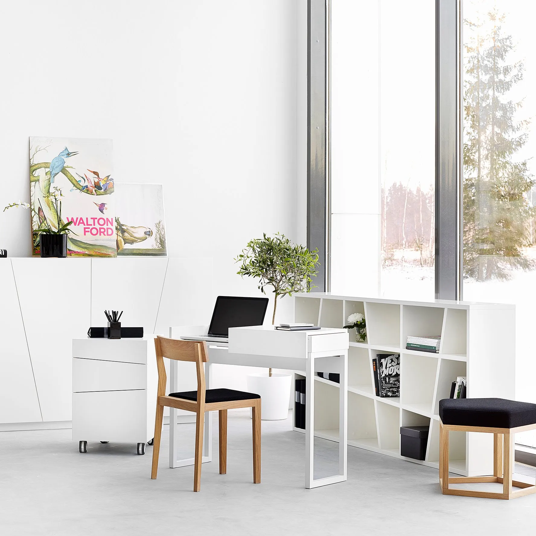 Angle półka , biały A2