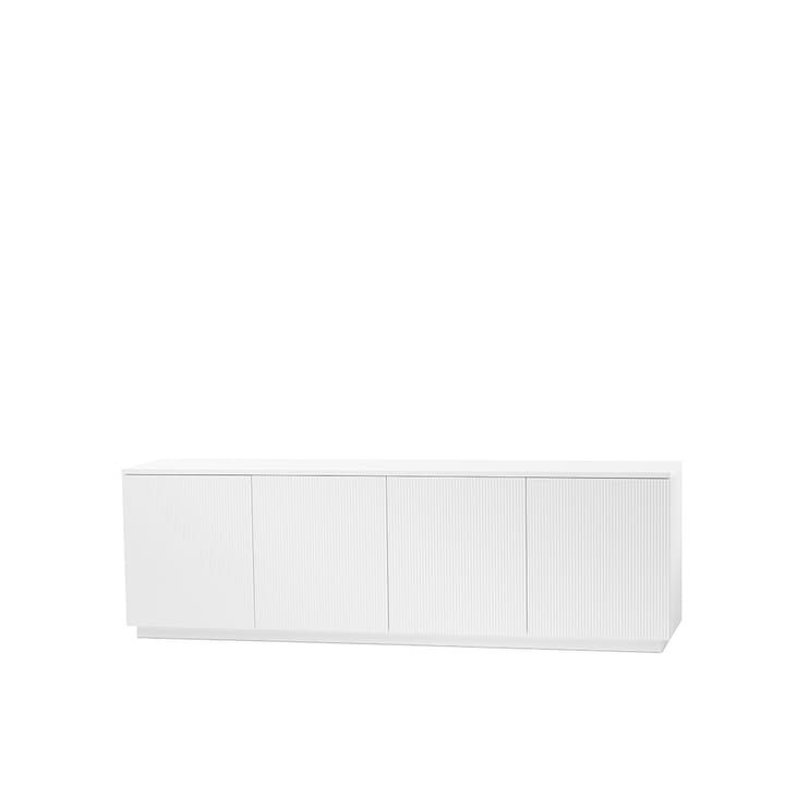 Beam stolik boczny - biały lakier, biały baza - A2