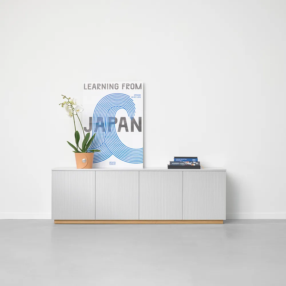 Beam stolik boczny, biały lakier, biały cokół, blat z marmuru Carrara A2