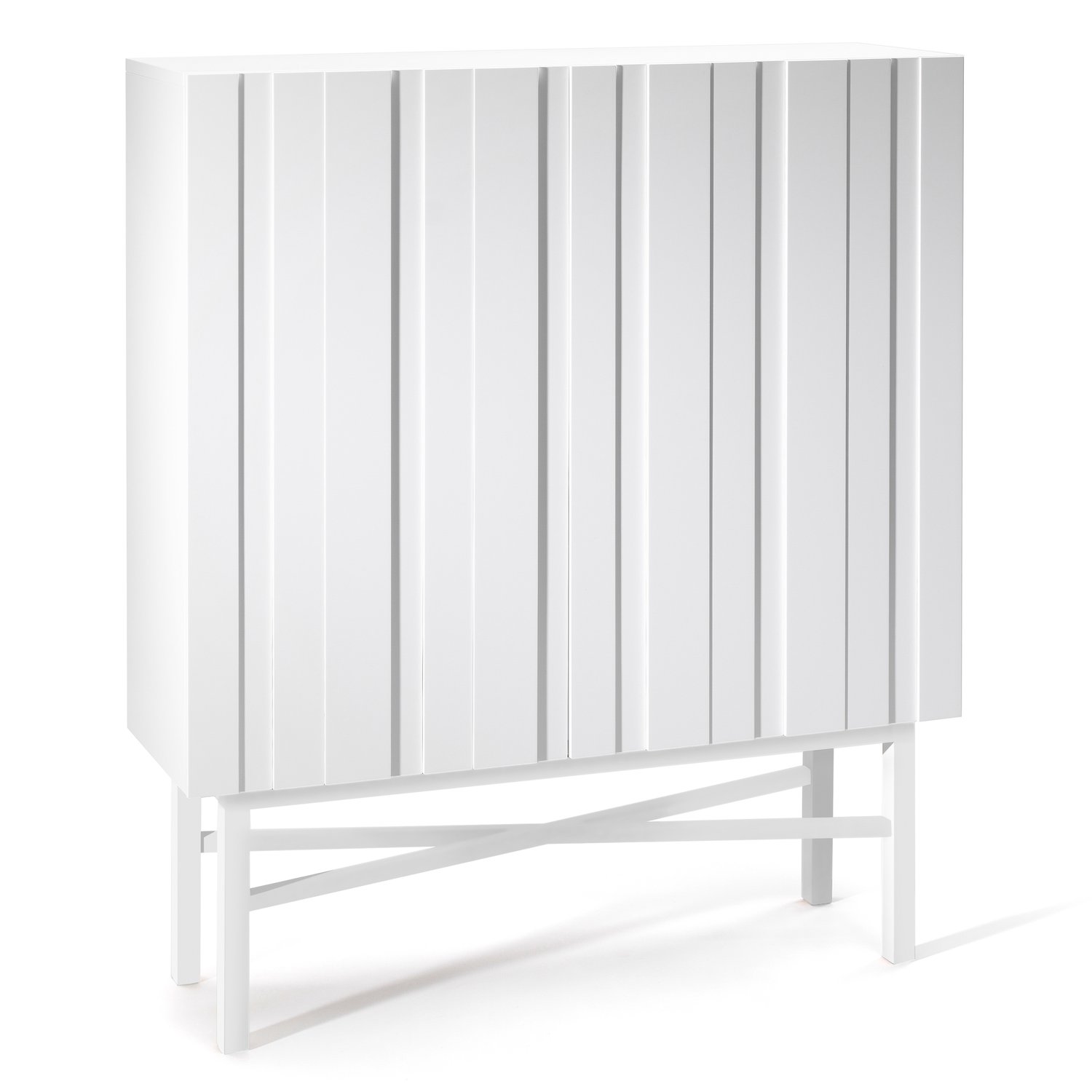A2 Biała szafka gabinetowa biały | Skandynawski Design | Witryny i komody | Biały