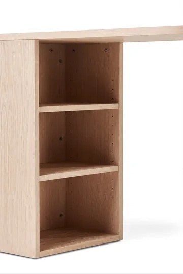 Biurko Hub - Dąb olejowany bielony, 100×73×43 cm - A2