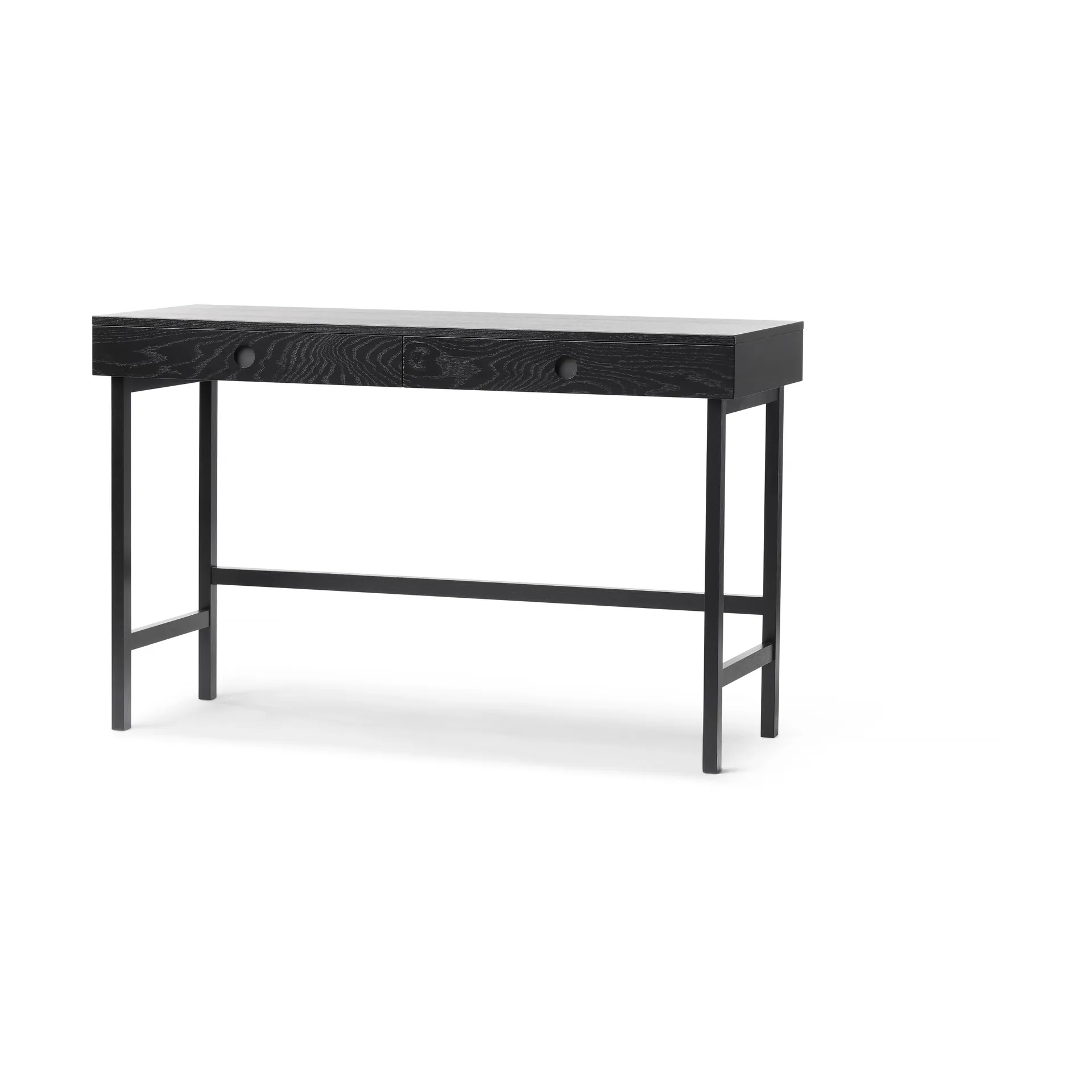 Biurko Mind, Czarnobejcowany dąb, 118×74×44 cm A2