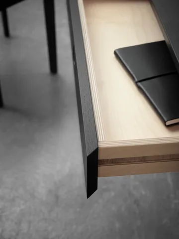 Biurko Mind - Czarnobejcowany dąb, 118×74×44 cm - A2