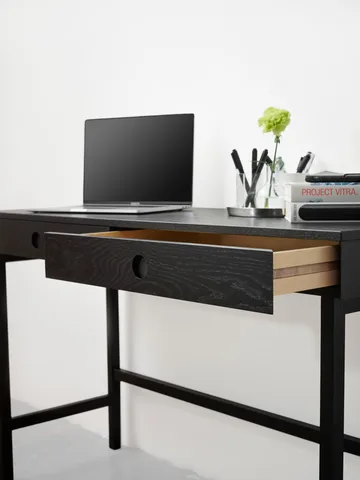 Biurko Mind - Czarnobejcowany dąb, 118×74×44 cm - A2