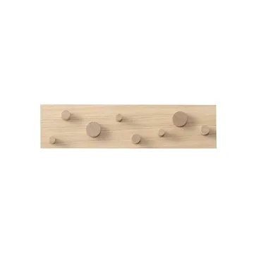 Fellow wieszak na ubrania - Biały Naoliwione dąb - A2