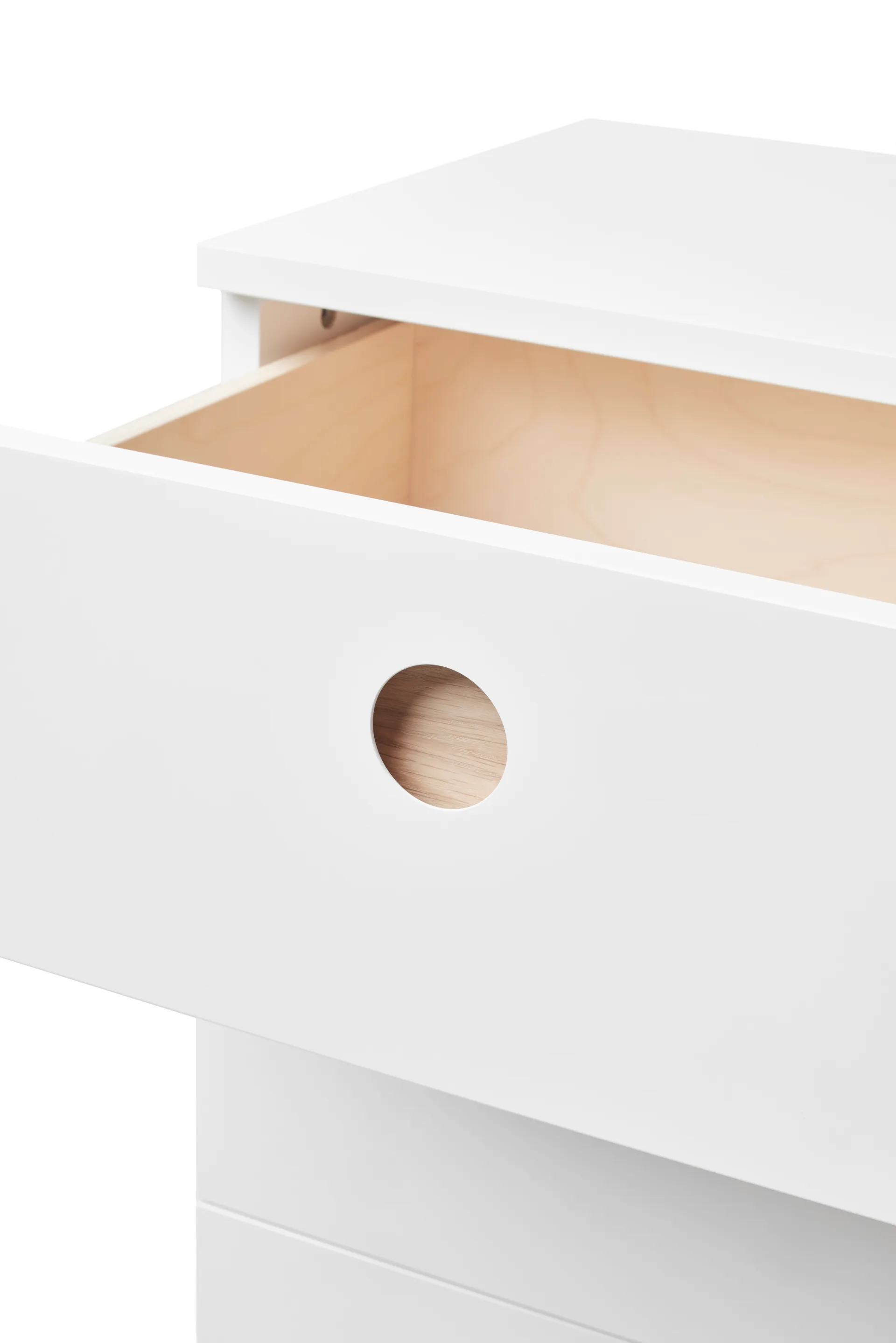 Komoda Keep high, Bielony olejem dąb, 95×98×40 cm A2