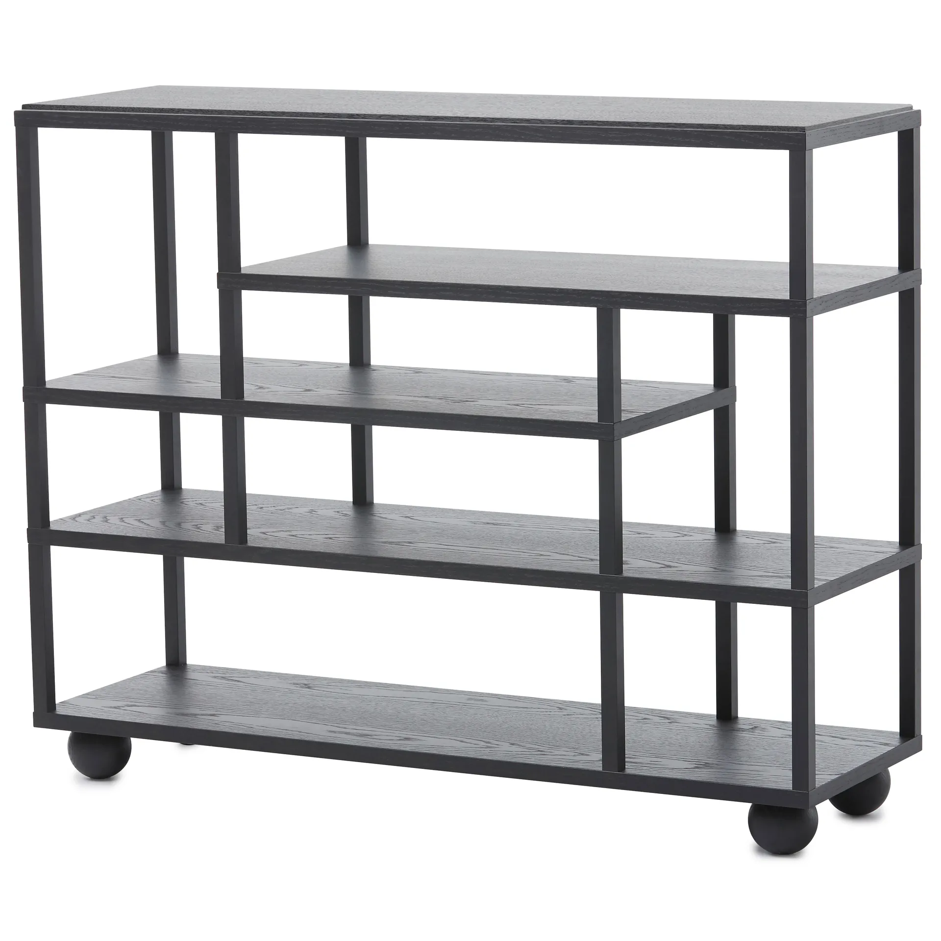 Show półka , Barwione na czarno dąb A2