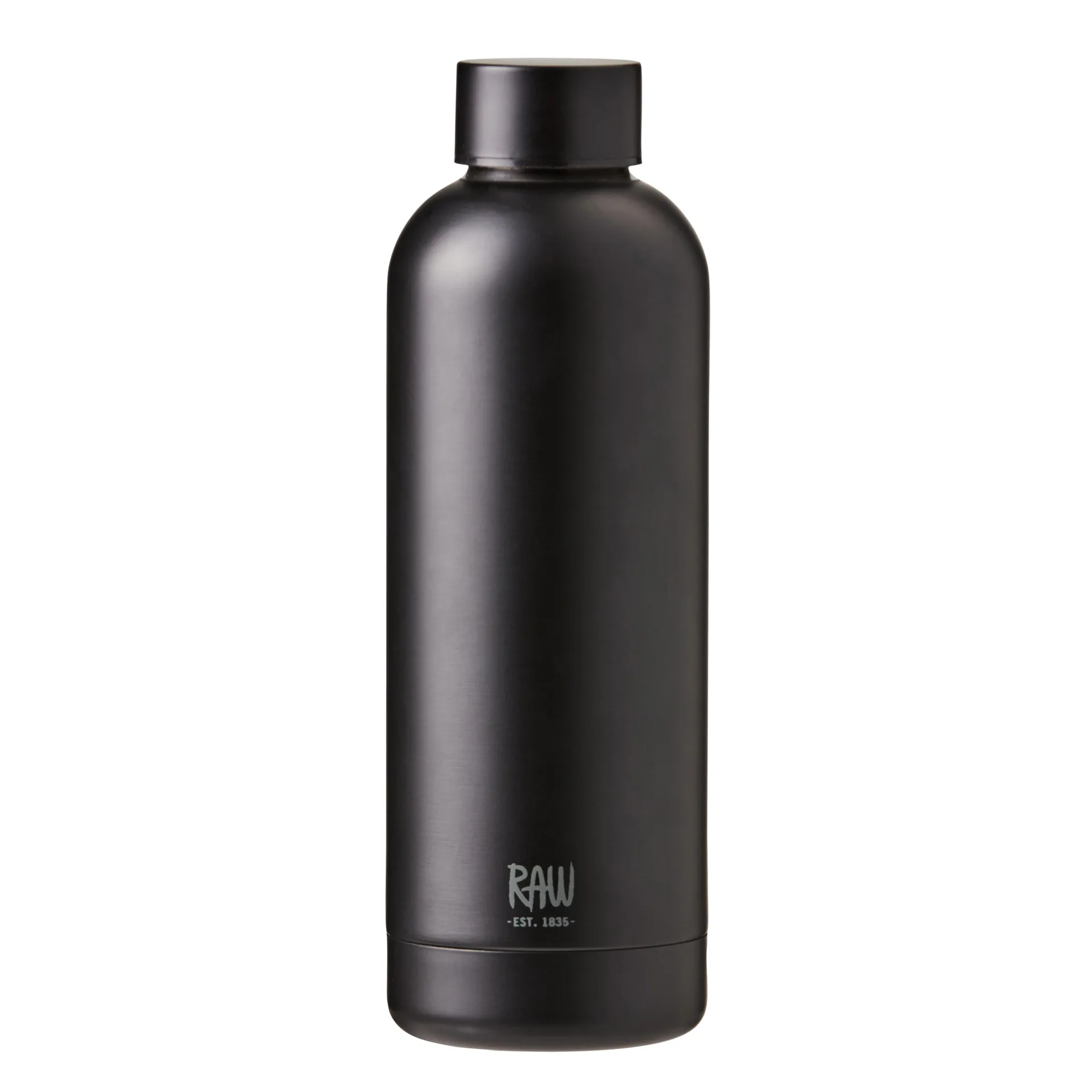 Butelka termiczna Raw 0,5 l, Matowa czerń Aida