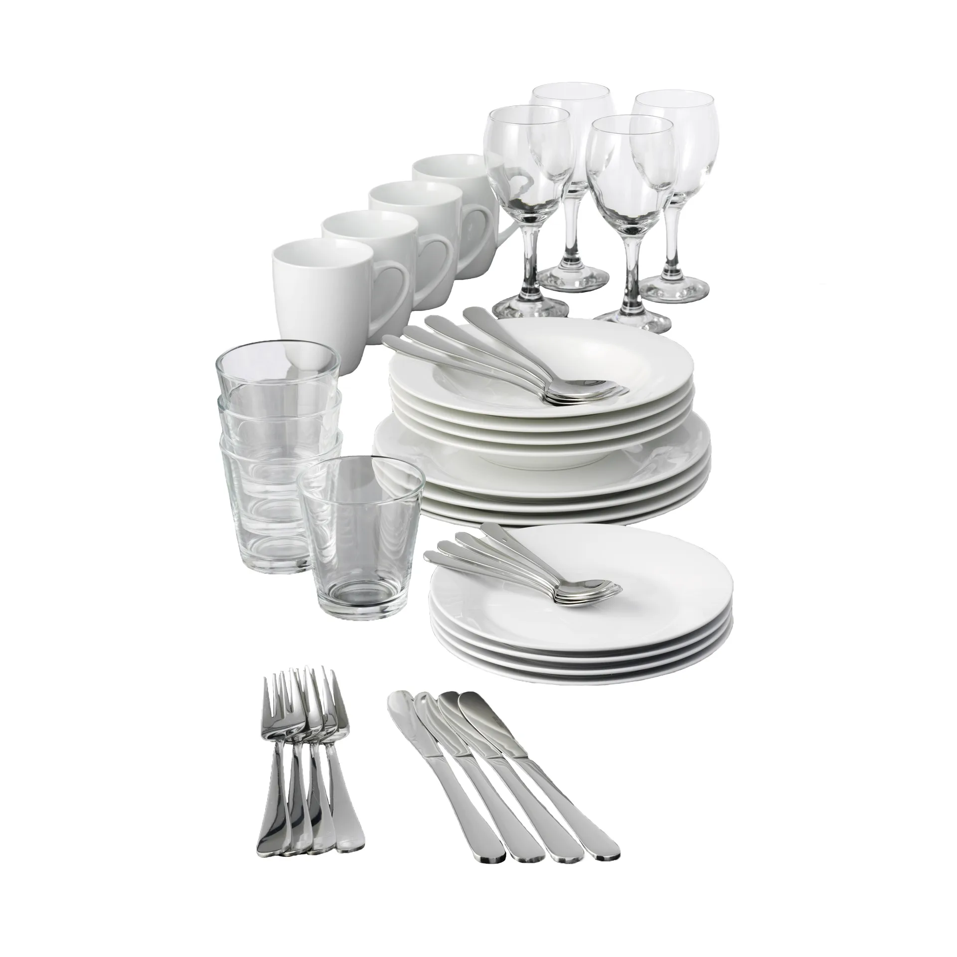 Café Serving Set 40 szt., 40 części Aida