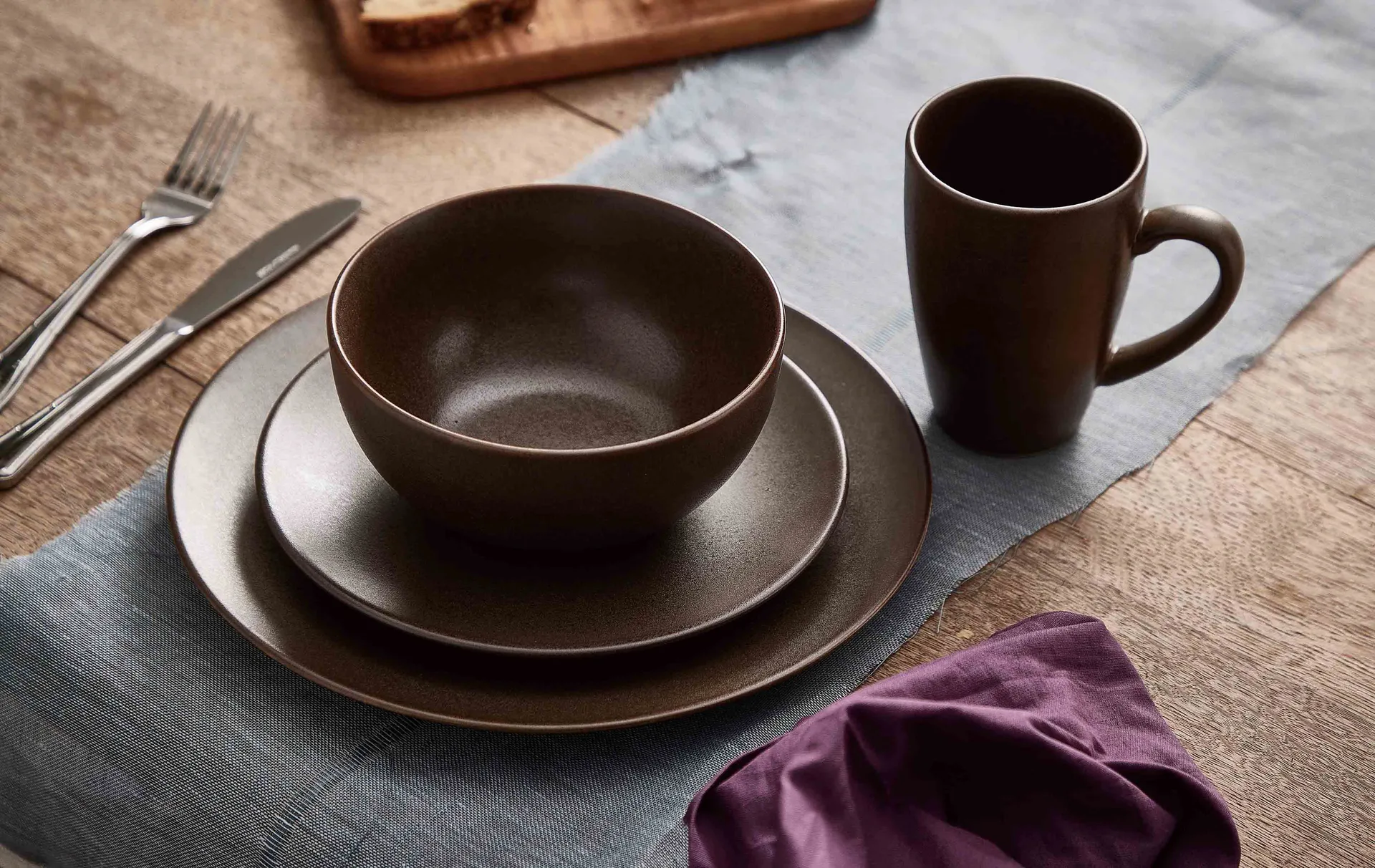 Ceramic Workshop kubek 350 ml, Chestnut-matte brown Aida