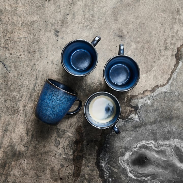 Kubek Raw z uchwytem 35 cl 4-pak, Midnight blue Aida