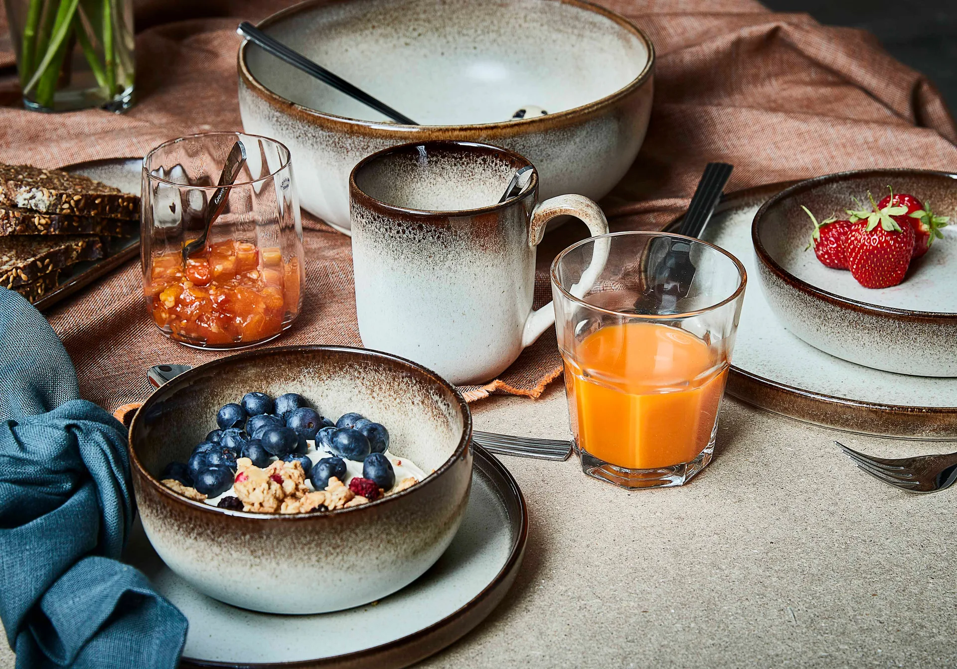 Kubek Søholm Sonja 40 cl, Brown Aida