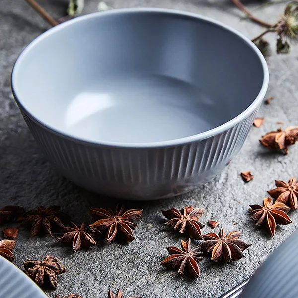 Miska Groovy Ø 14,5 cm, Szary Aida