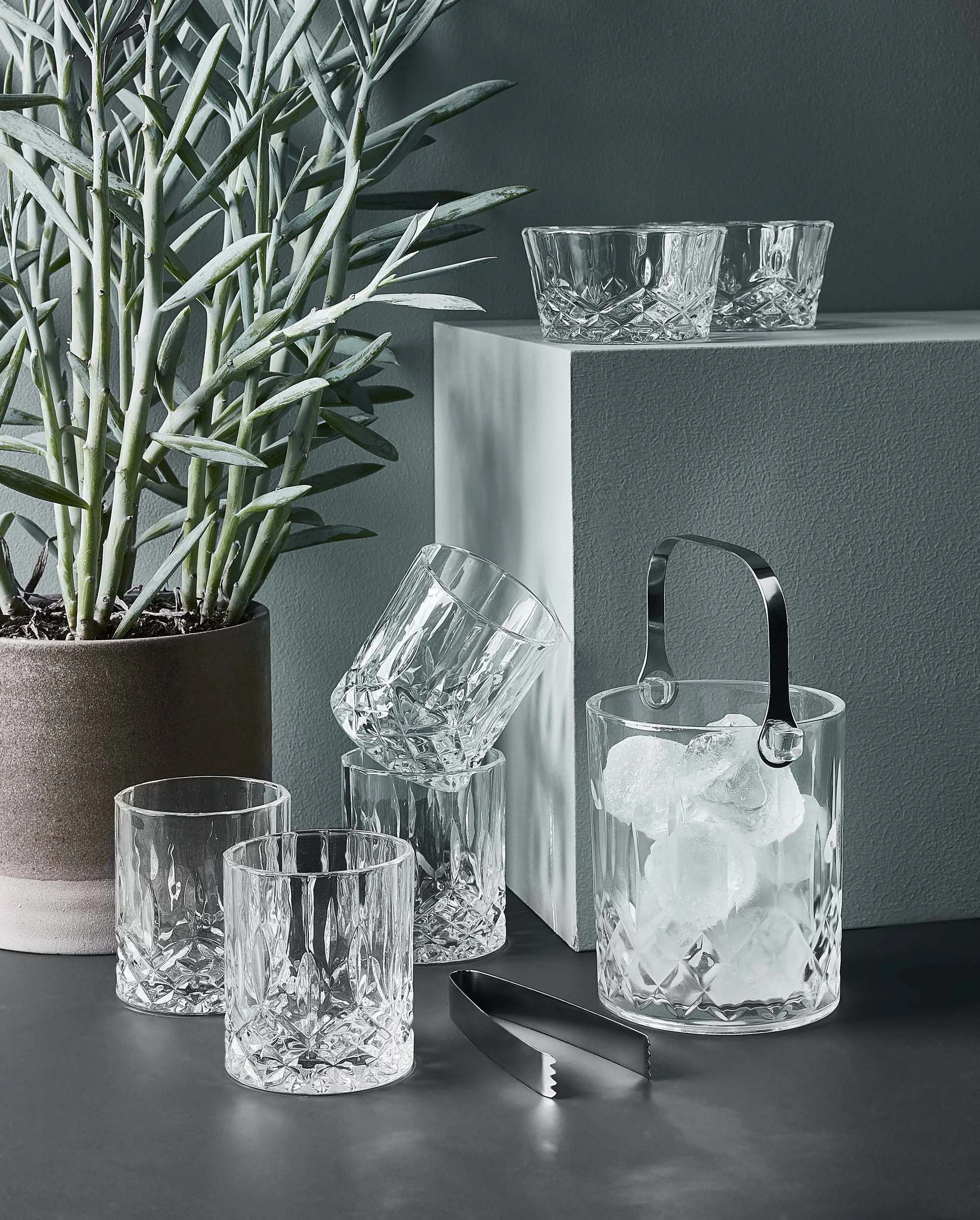 Miska Harvey Ø11,5 cm 4-pak, Przezroczysty Aida