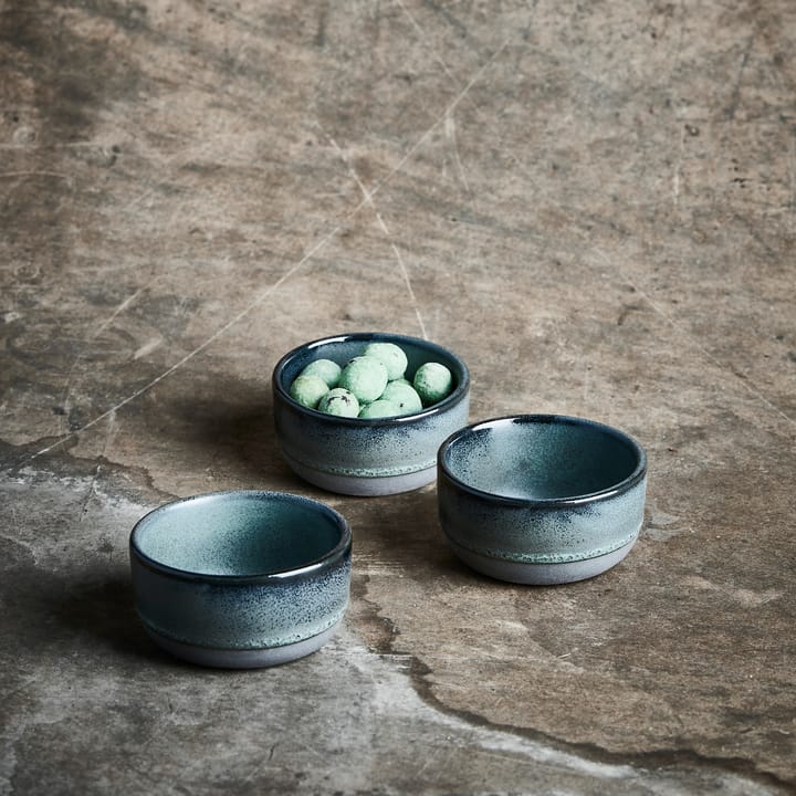 Miska Raw mini Ø7,5 cm 3-pak, Northern green Aida