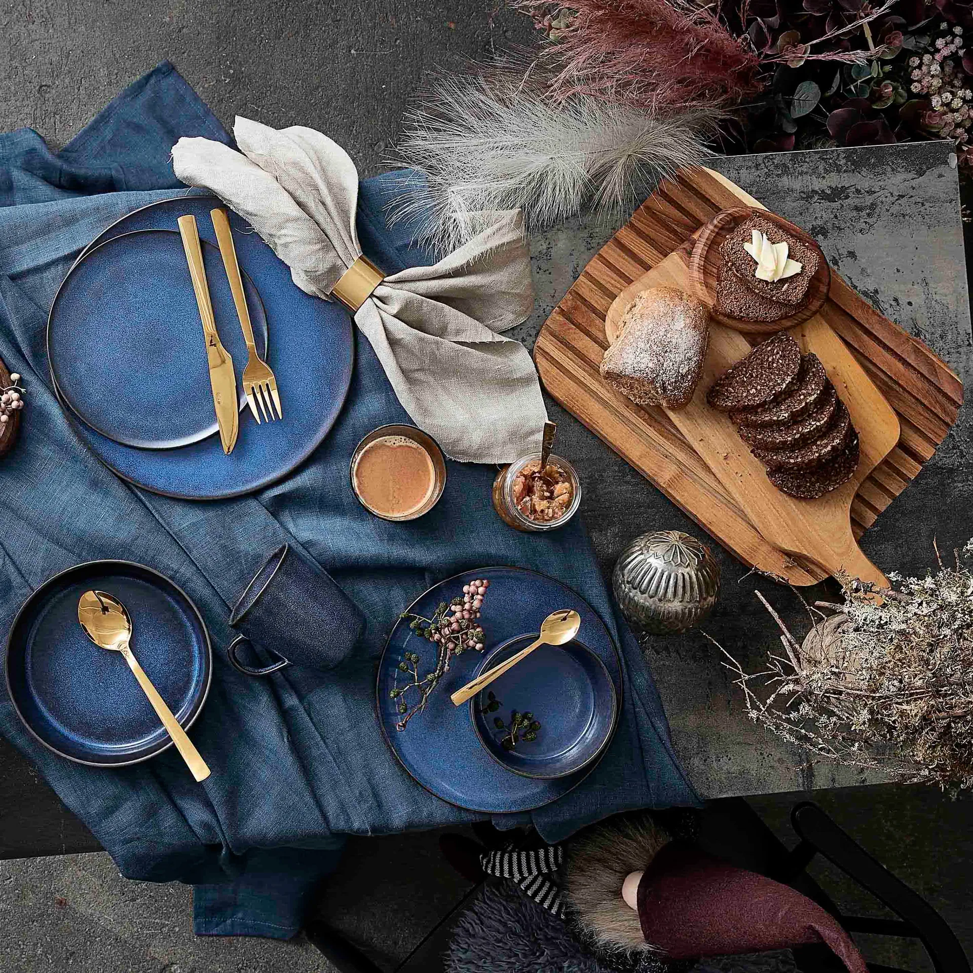 Miska Raw wysoka Ø19,5 cm, Midnight blue Aida