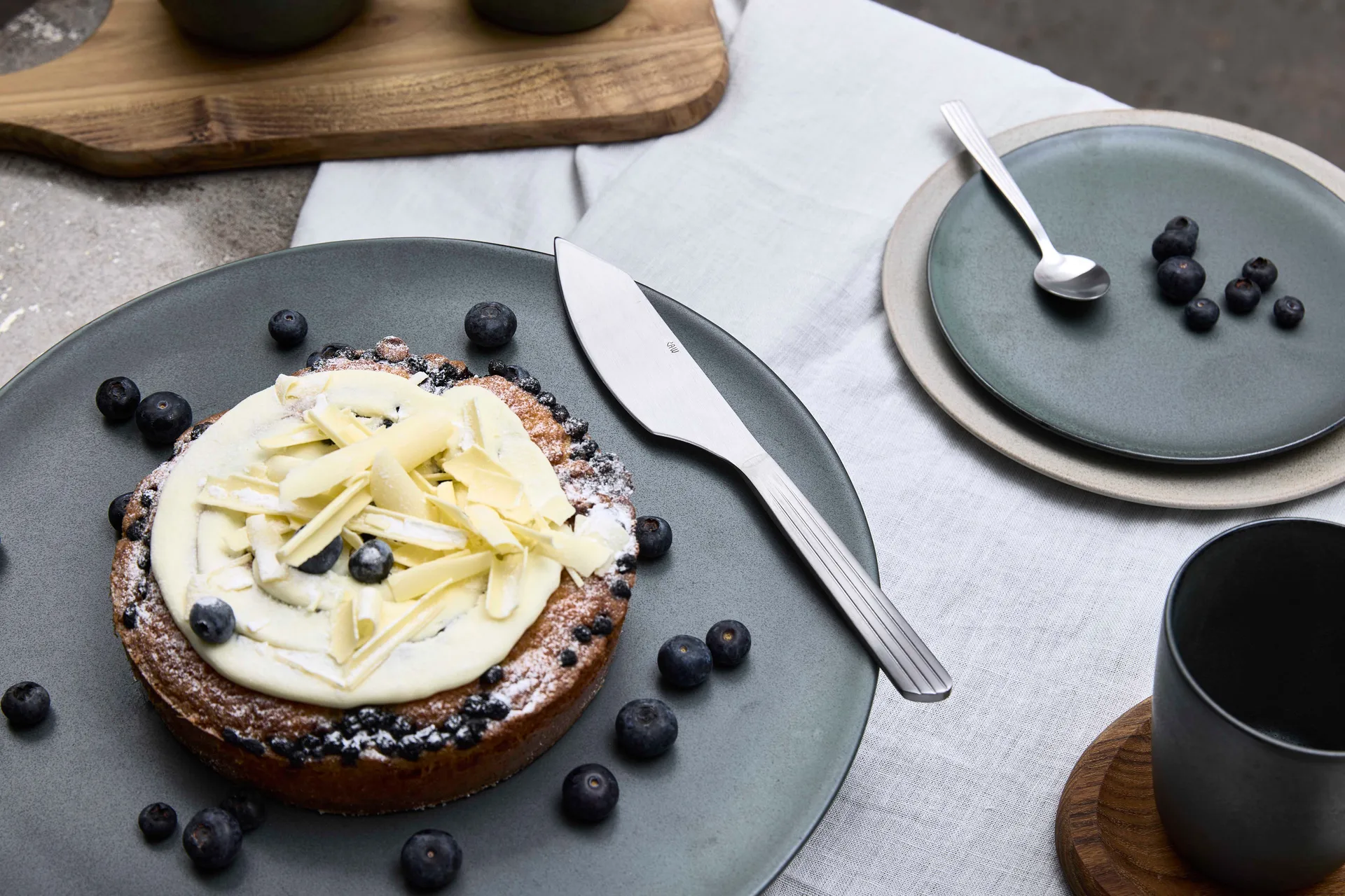 Nóż do ciasta Raw, Matowa stal Aida