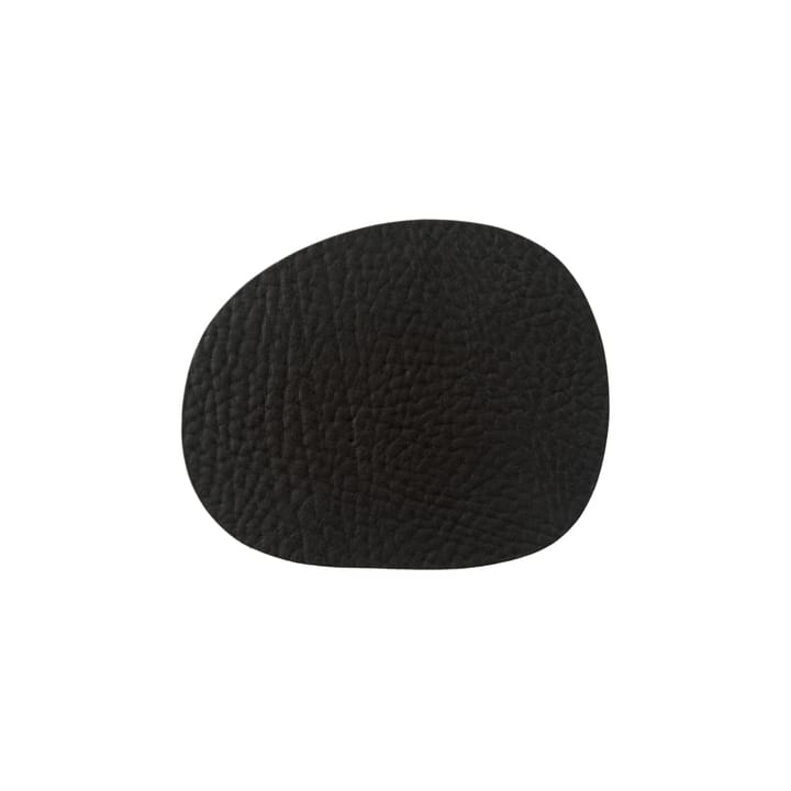 Podstawki pod szklanki Raw skóra 6-pak, Black buffalo (czarny) Aida