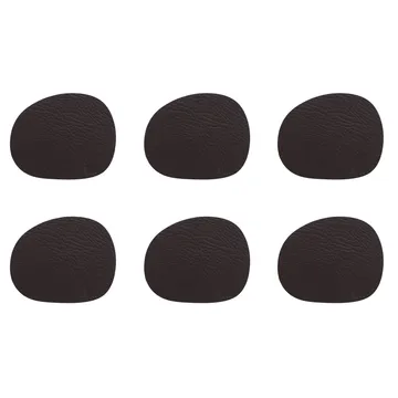 Podstawki pod szklanki Raw skóra 6-pak - Brown buffalo (brązowy) - Aida