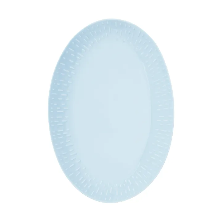 Półmisek owalny Confetti - Aqua, 25,5×36 cm - Aida