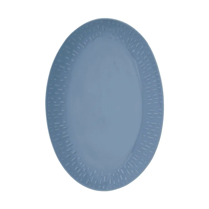 Półmisek owalny Confetti - Blueberry, 25,5×36 cm - Aida