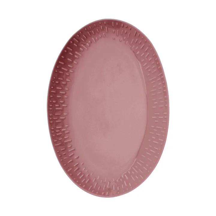Półmisek owalny Confetti - Bordeaux, 25,5×36 cm - Aida