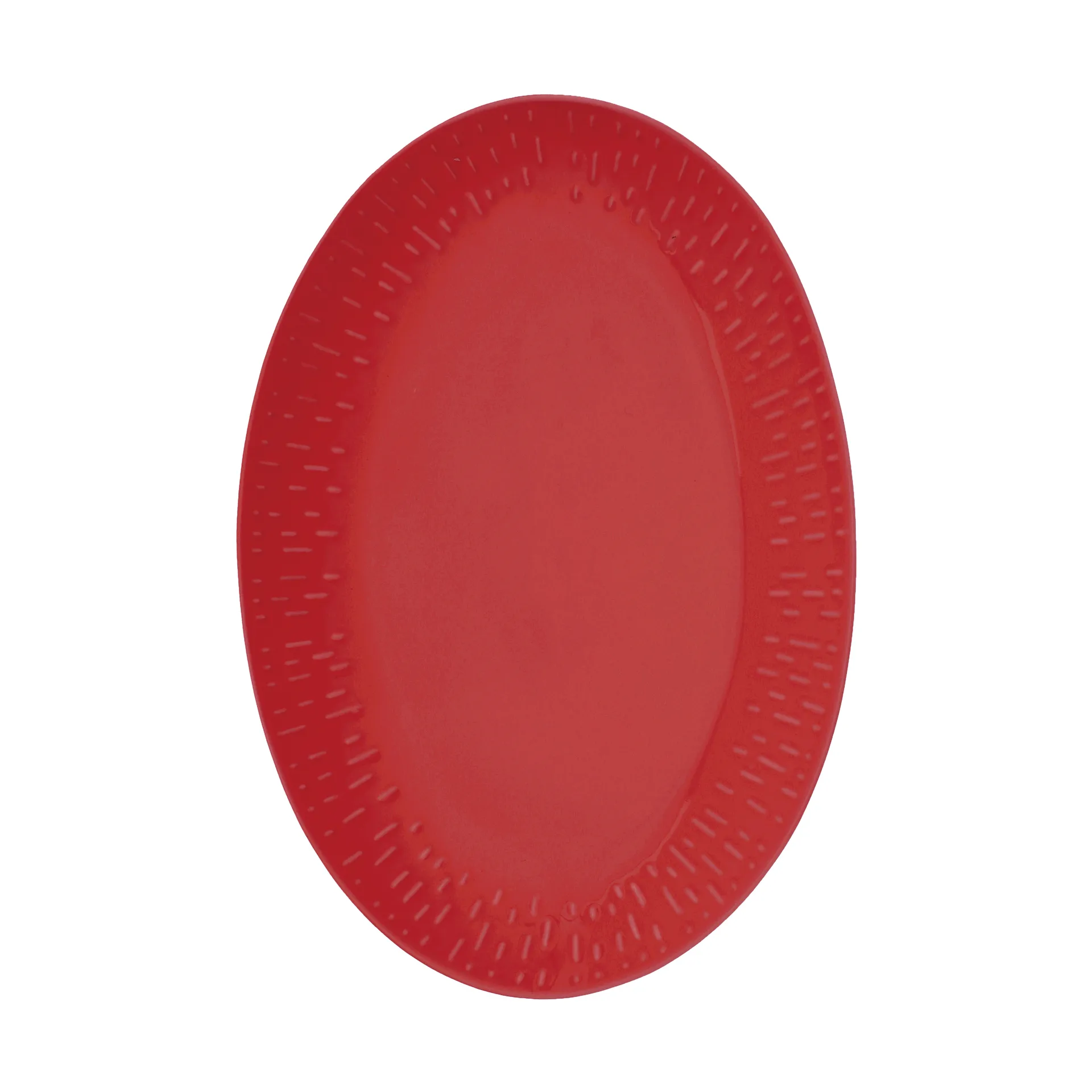Półmisek owalny Confetti, Chili, 25,5×36 cm Aida