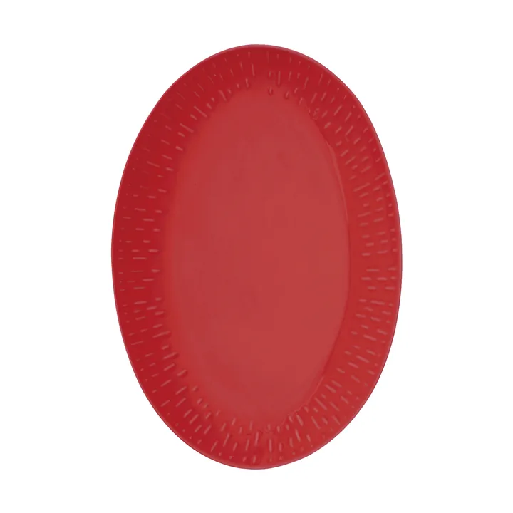 Półmisek owalny Confetti - Chili, 25,5×36 cm - Aida