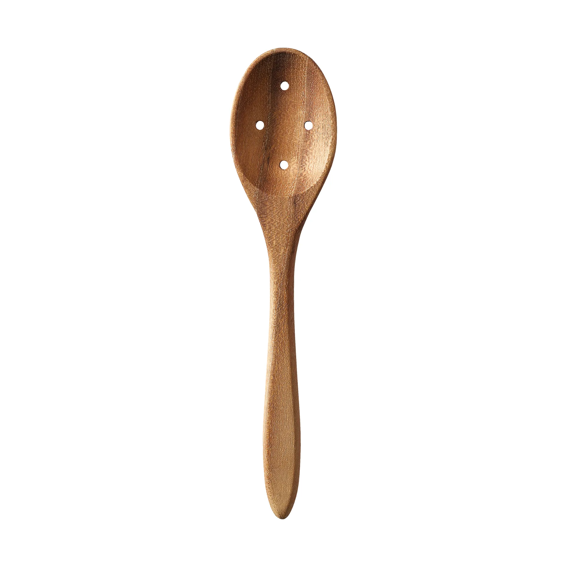 Raw teak łyżka do oliwek 18 cm, Brązowy Aida