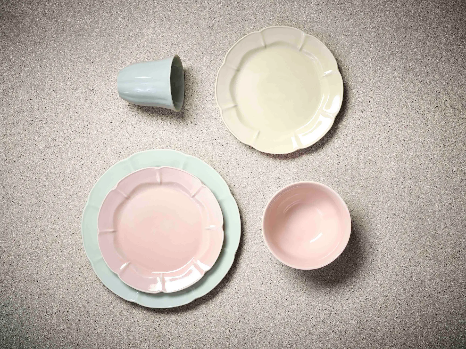 Søholm Solvej - talerz 26,5 cm, Minty green Aida