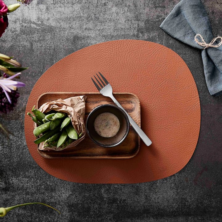 Skórzana Podładka na stół Raw, Cinnamon brown buffalo (jasny brąz) Aida