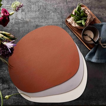 Skórzana Podładka na stół Raw - Cinnamon brown buffalo (jasny brąz) - Aida