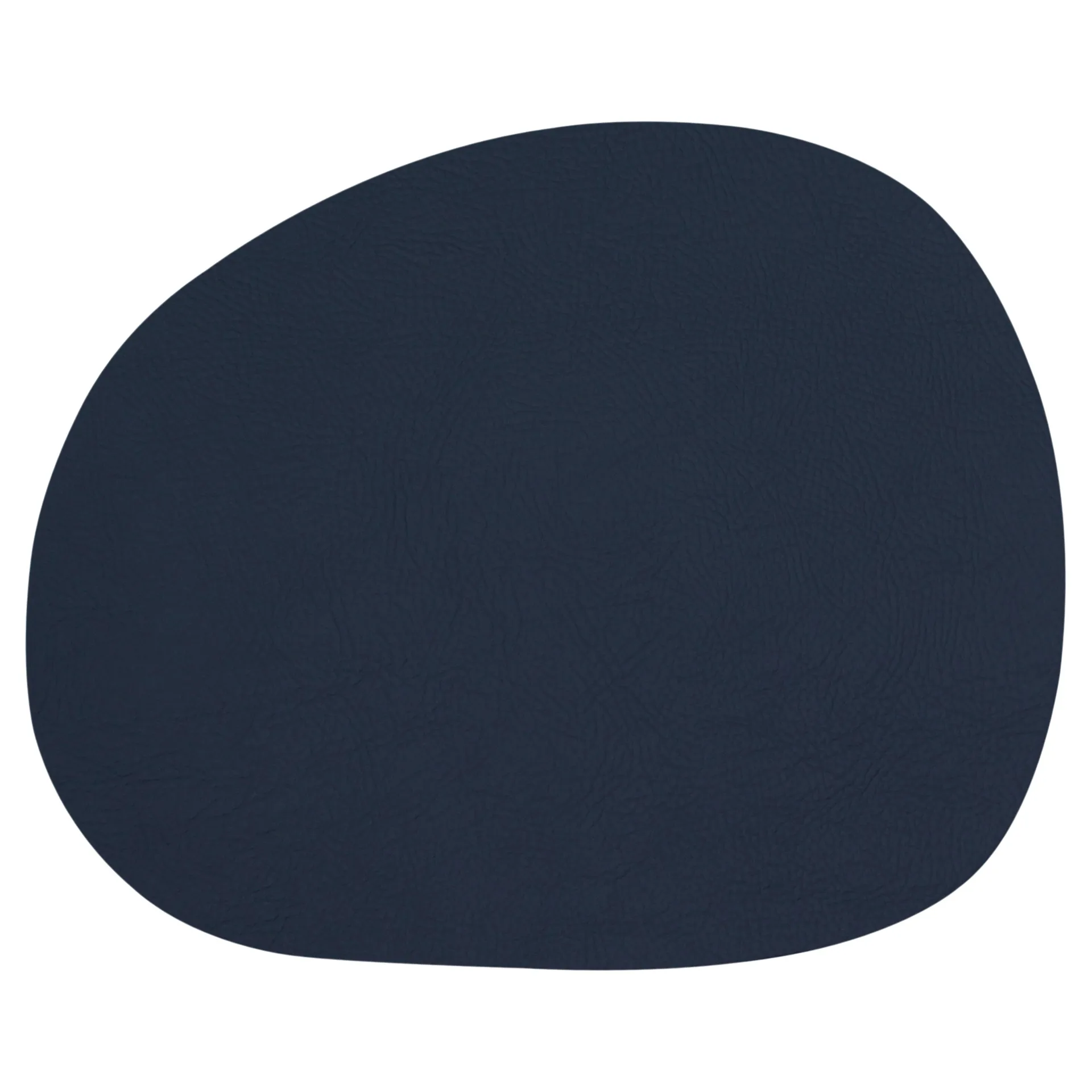 Skórzana Podładka na stół Raw, Dark blue buffalo (ciemnoniebieska) Aida