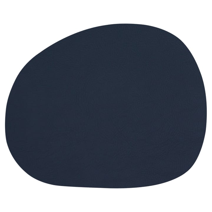 Skórzana Podładka na stół Raw - Dark blue buffalo (ciemnoniebieska) - Aida