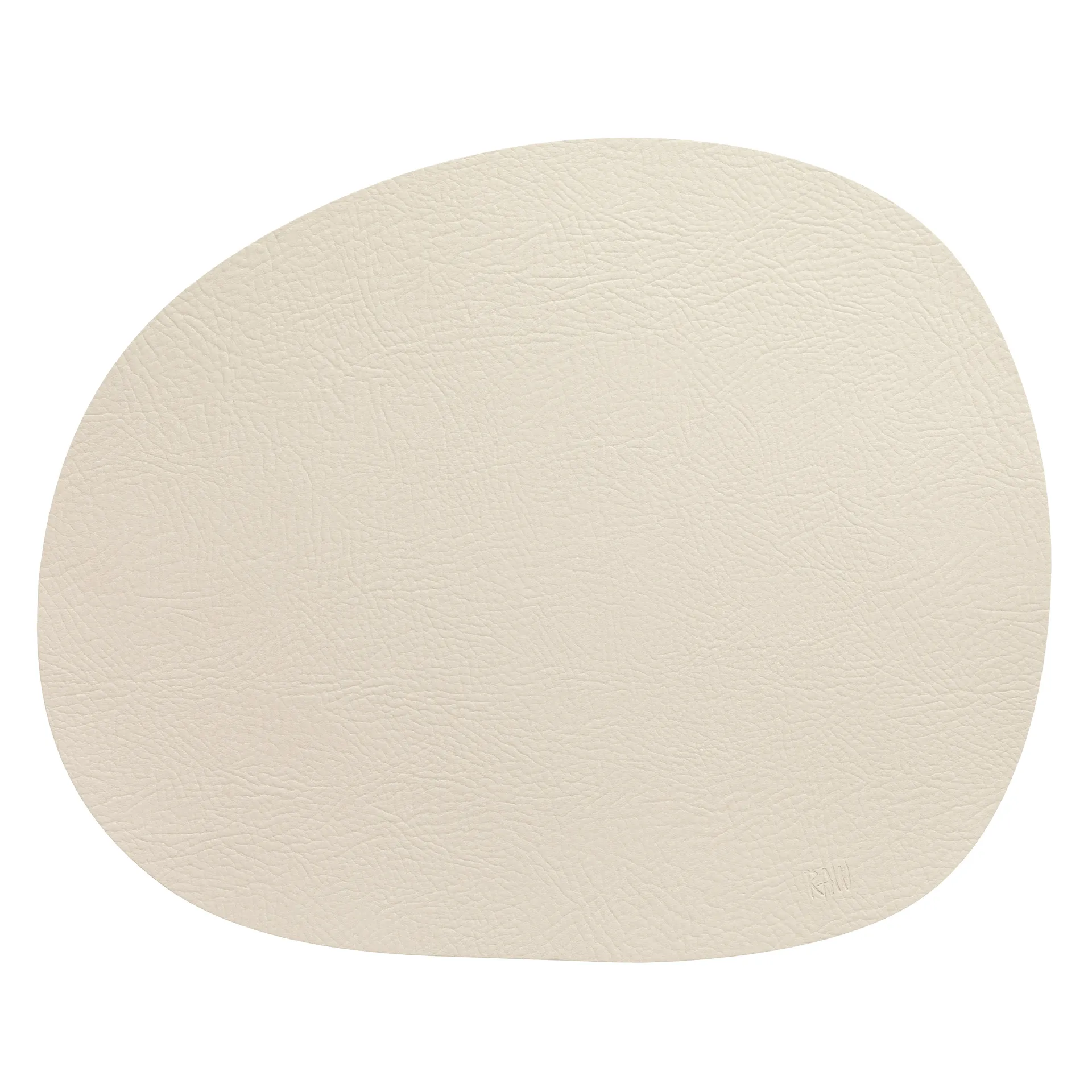 Skórzana Podładka na stół Raw, Warm nude buffalo (kremowa) Aida