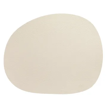 Skórzana Podładka na stół Raw - Warm nude buffalo (kremowa) - Aida