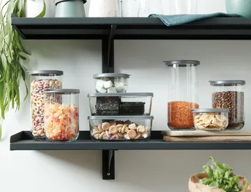 Słoik do przechowywania Café z pokrywką 38 cl - Przezroczysty - Aida