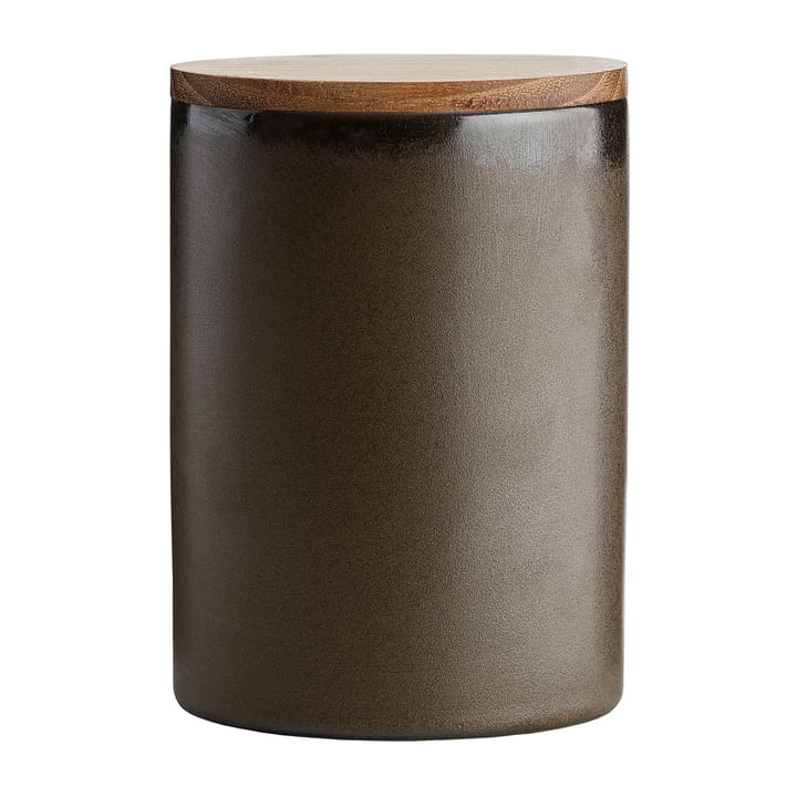 Słoik do przechowywania z pokrywką Raw 15 cm - Metallic brown - Aida
