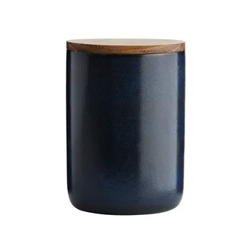 Słoik do przechowywania z pokrywką Raw 15 cm - Midnight blue - Aida