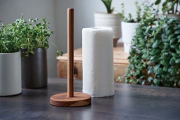 Stojak na ręczniki papierowe Raw 30,6 cm - Teak - Aida