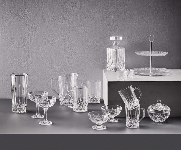 Szklanka do kawy z uchem Harvey 27,5 cl 4 szt., Przezroczysty Aida