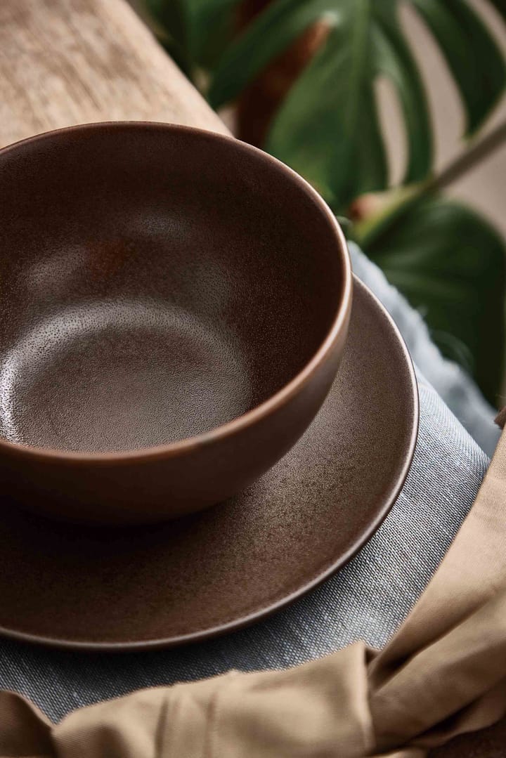 Talerz Ceramic Workshop Ø19,5 cm, Chestnut-Matte brown (brąz) Aida