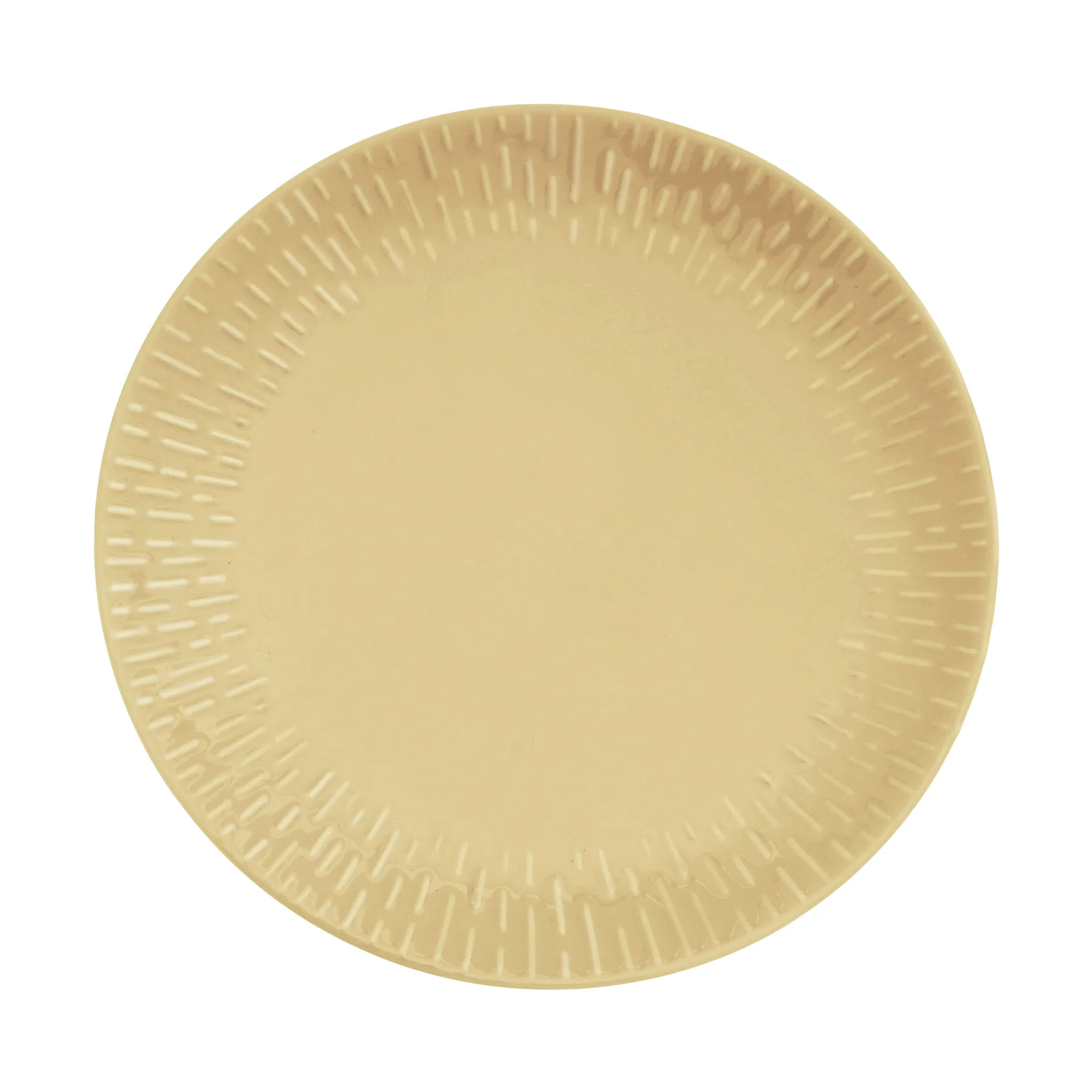 Talerz Confetti, Mustard, Ø27,5 cm Aida
