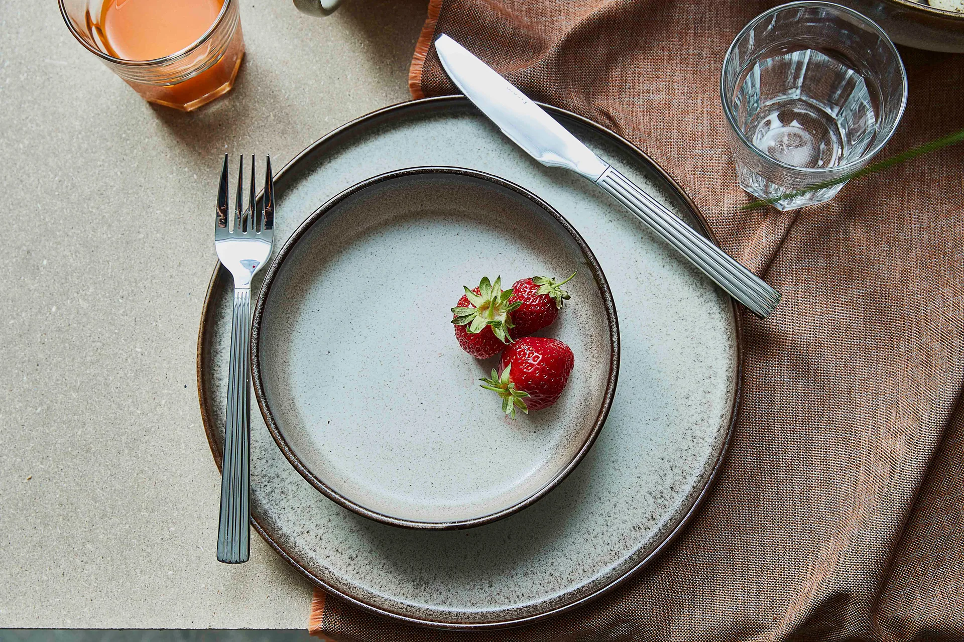 Talerz głęboki Søholm Sonja Ø18 cm, Brown Aida