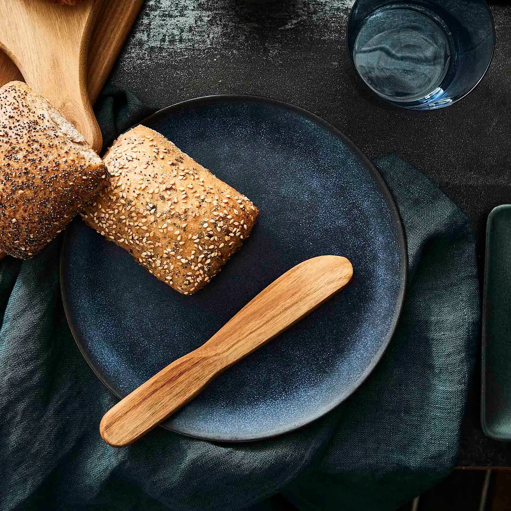 Talerz Raw Ø20 cm, Midnight Blue (granatowy) Aida