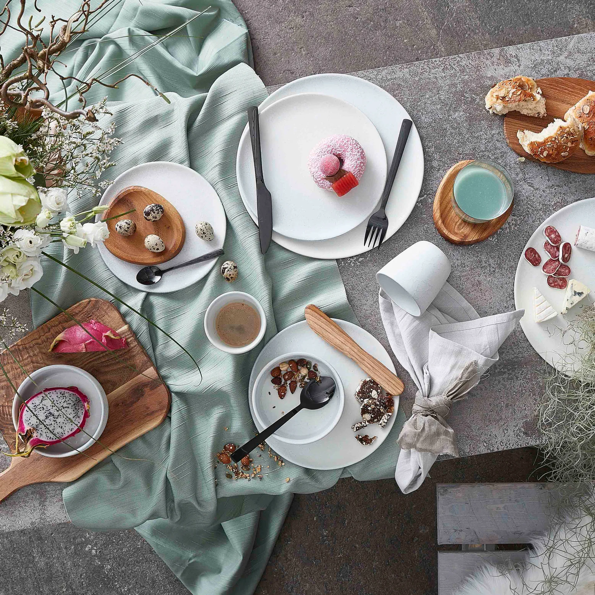 Talerz Raw Ø23 cm, Arctic white (biały) Aida