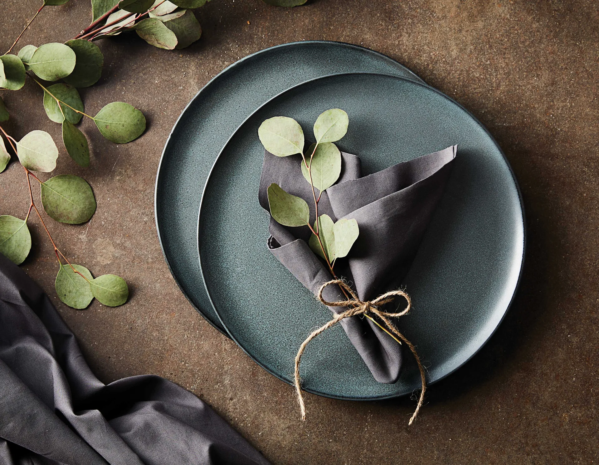 Talerz Raw Ø23 cm, Northern green (zielony) Aida