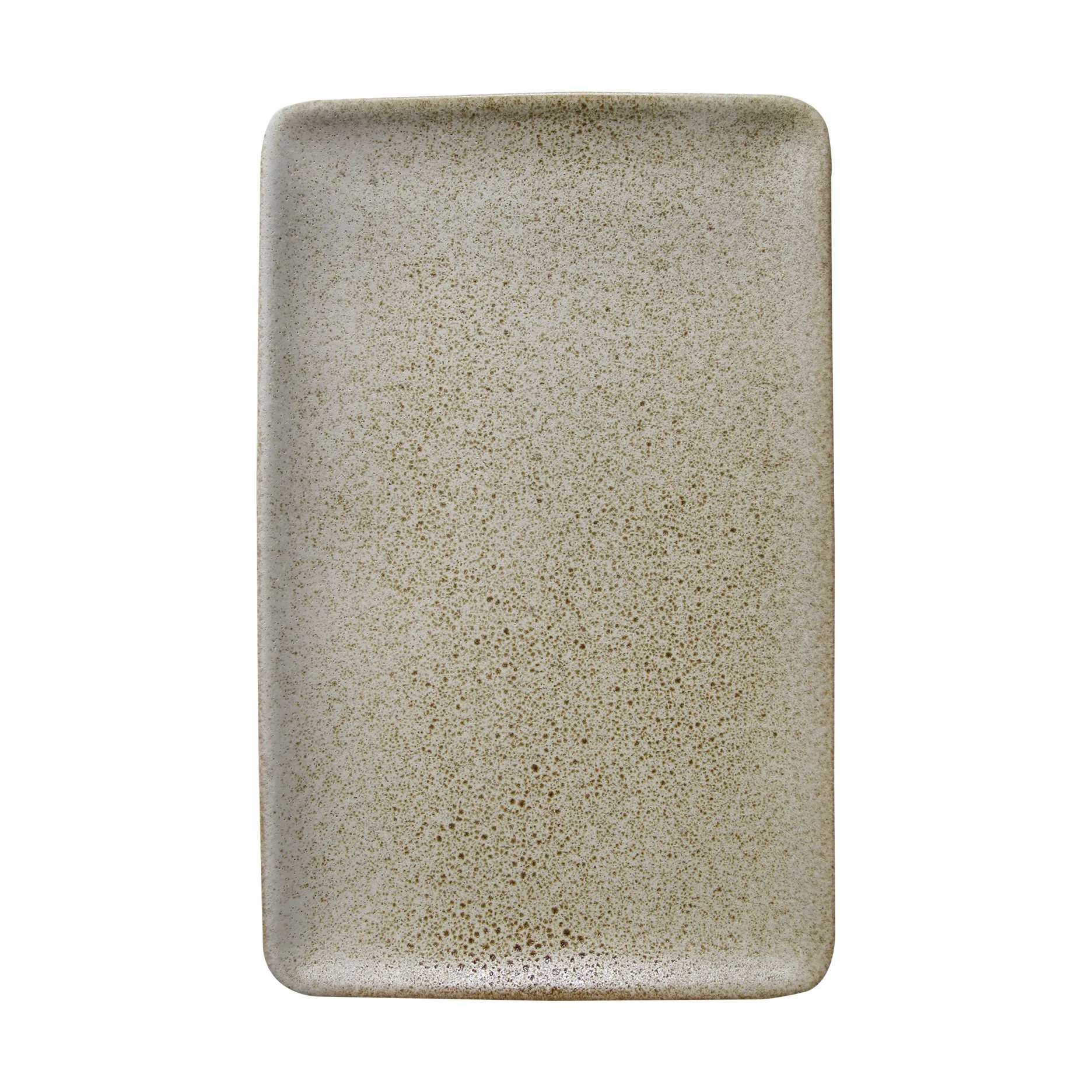 Talerz Raw 23,5x15 cm, Sandy beige Aida